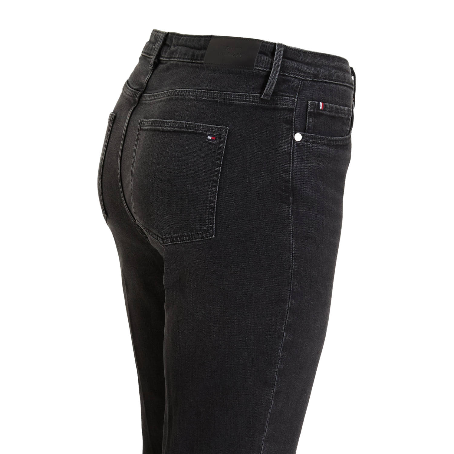 Tommy Hilfiger Curve bootcut jeans zwart