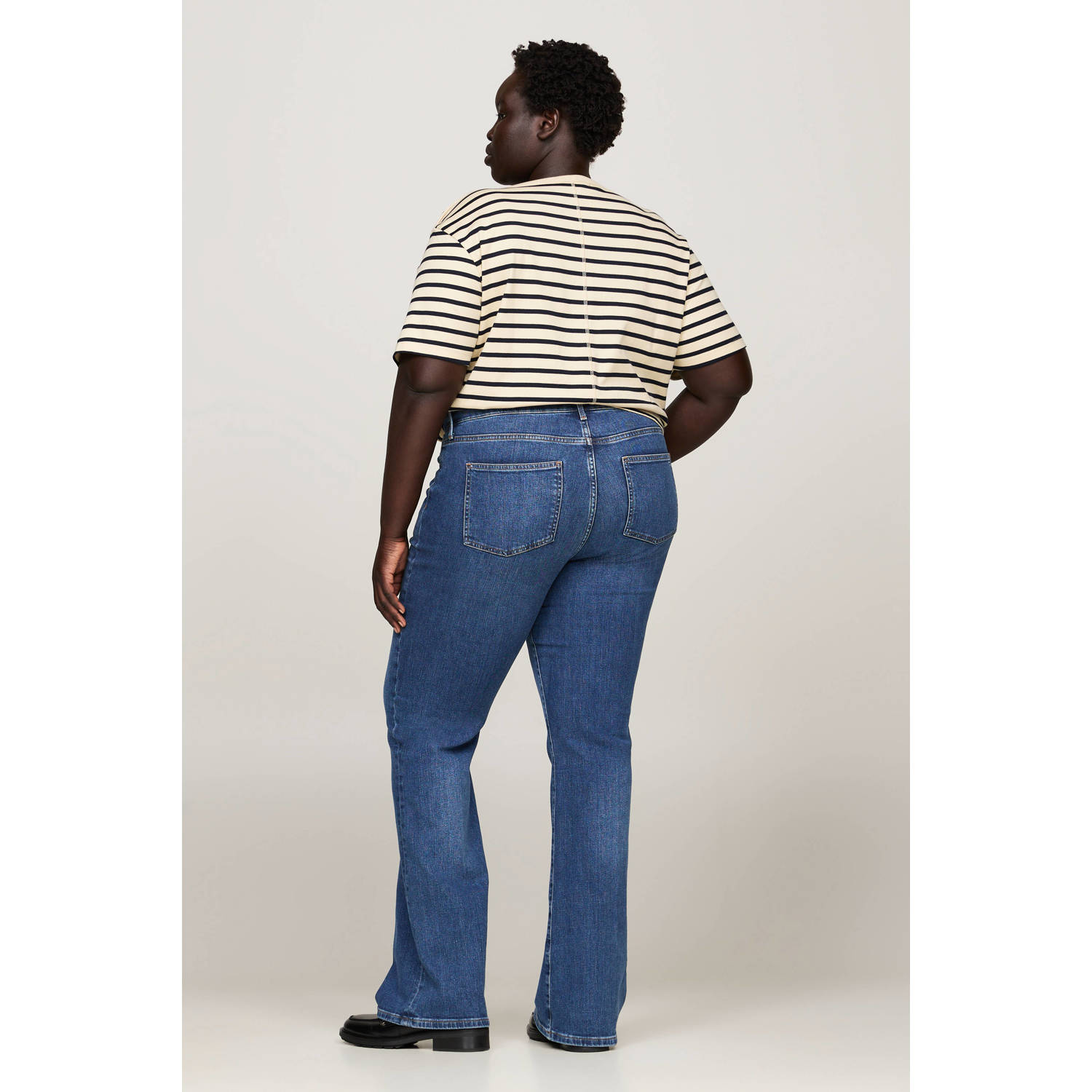Tommy Hilfiger Curve bootcut jeans medium blue denim