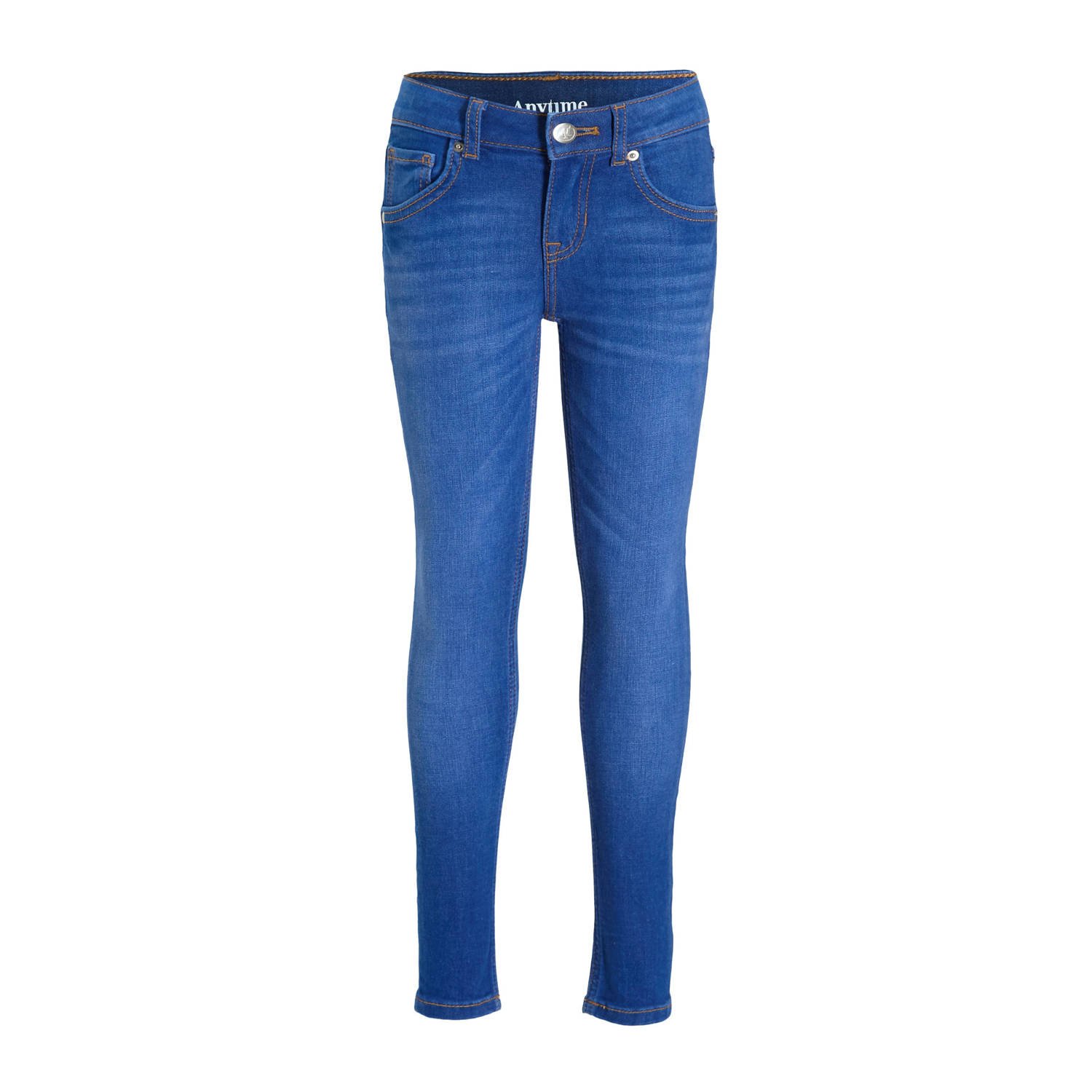 Anytime skinny jeans medium blauwe denim