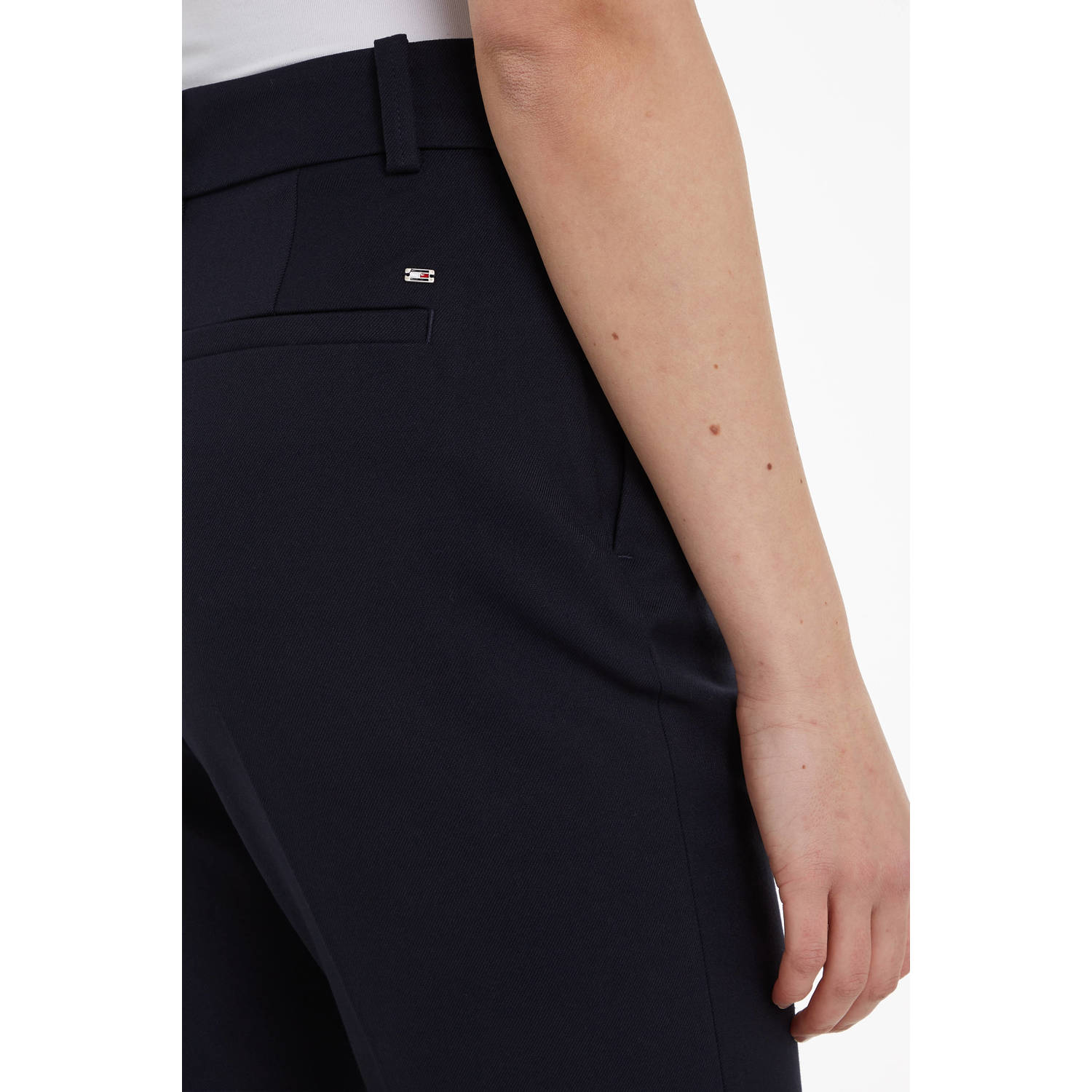 Tommy Hilfiger flared broek donkerblauw