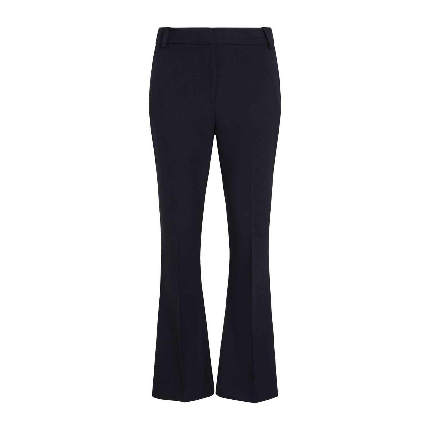 Tommy Hilfiger Flared stoffen broek met bandplooien