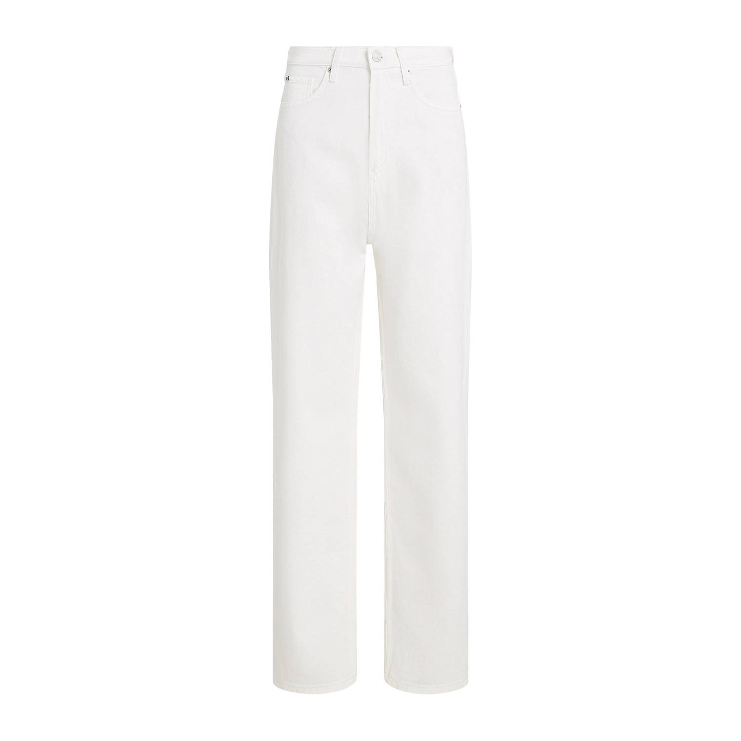 Tommy Hilfiger high waist straight leg jeans ecru