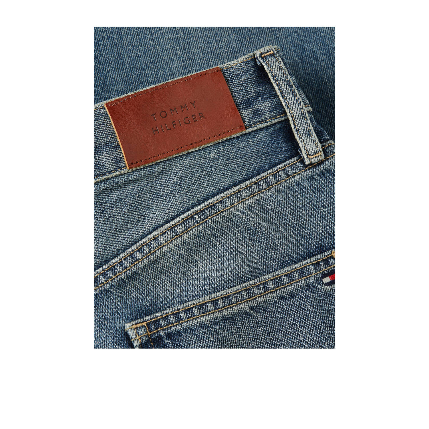 Tommy Hilfiger high waist bootcut jeans medium blue denim
