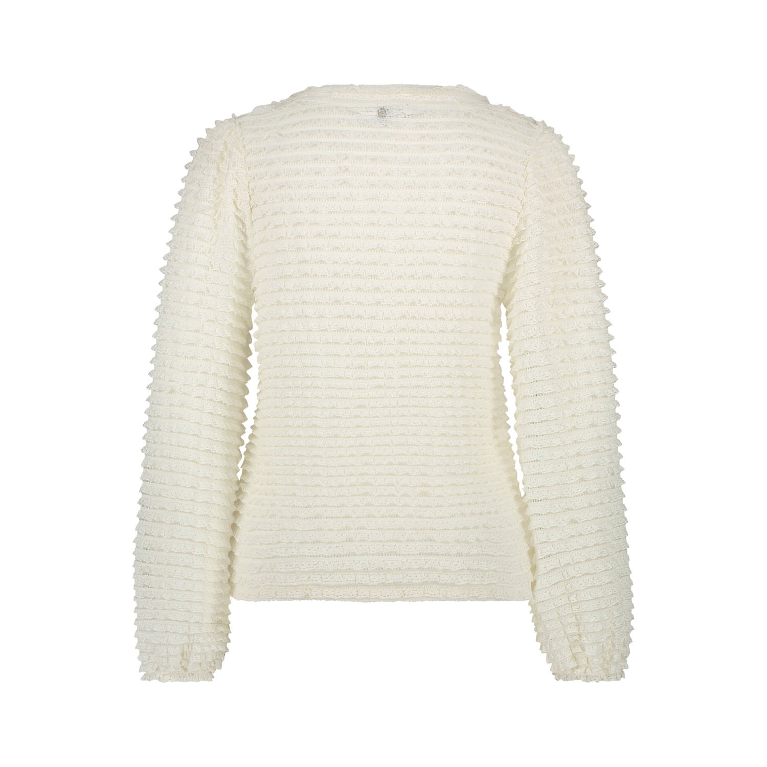 Tramontana top met ruches wit