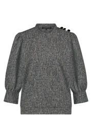 thumbnail: Tramontana tweed top zwart