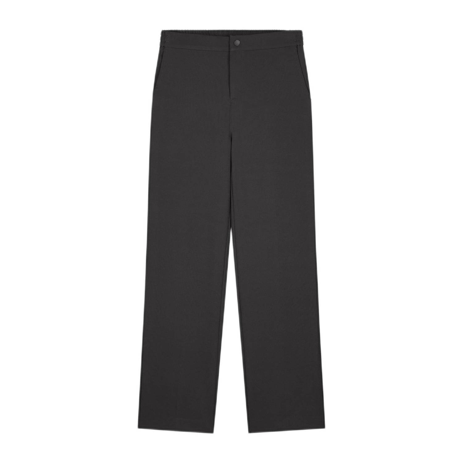 NIK&NIK broek Sam zwart Jongens Polyester Effen 128