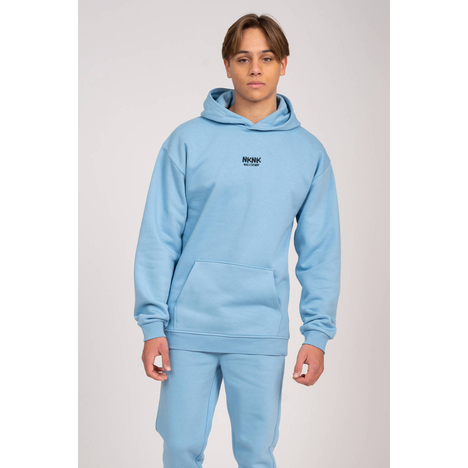 NIK&NIK hoodie Statement lichtblauw