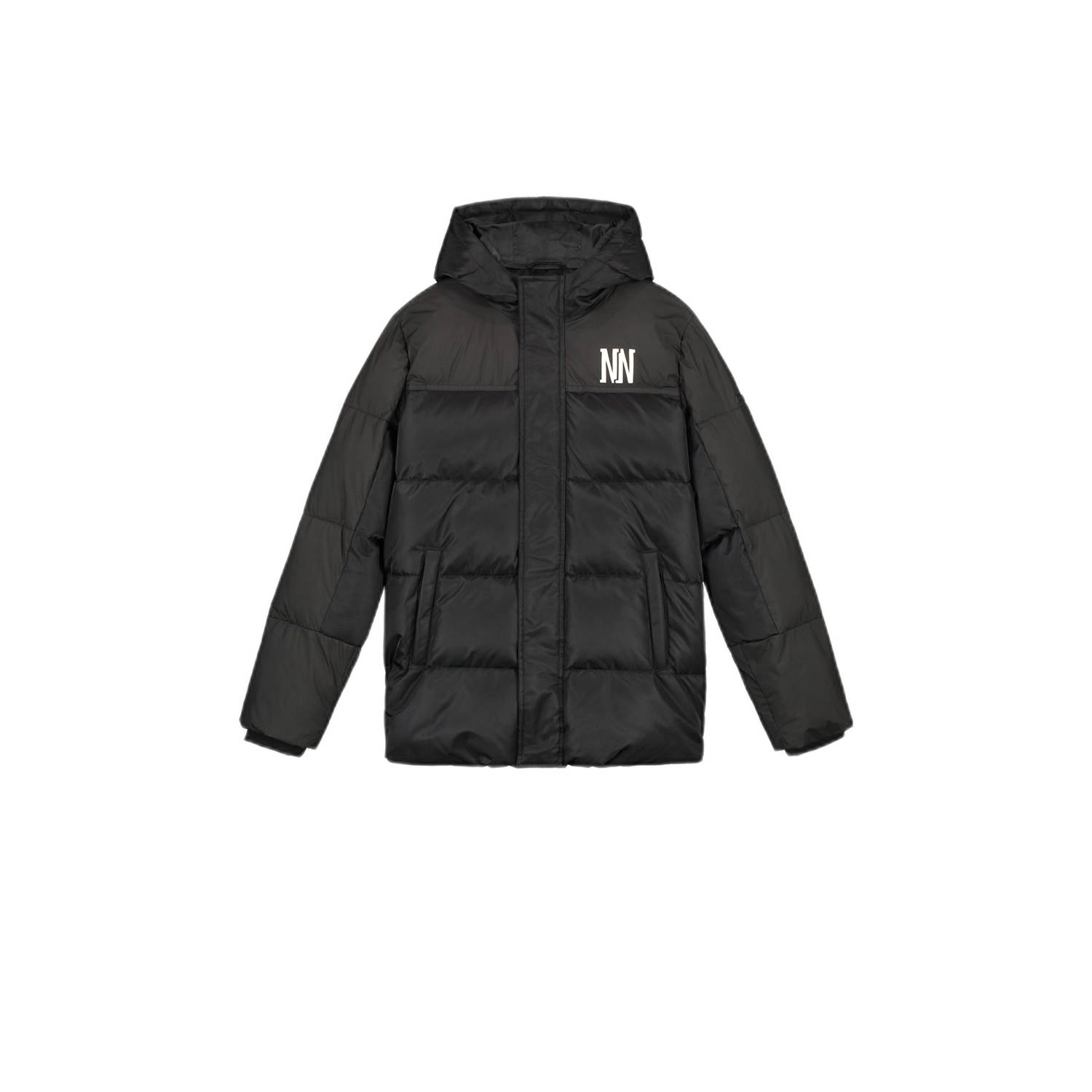 NIK & NIK Jongens Jassen Huxlee Puffer Jacket Grijs