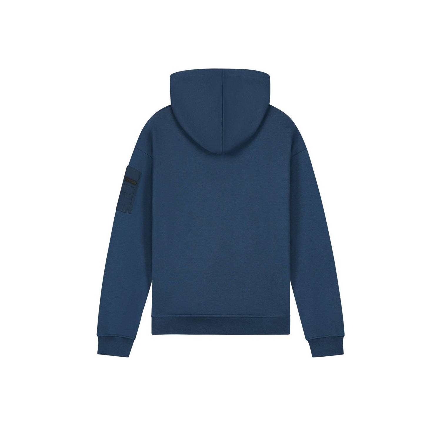 NIK&NIK hoodie Houston met printopdruk donkerblauw