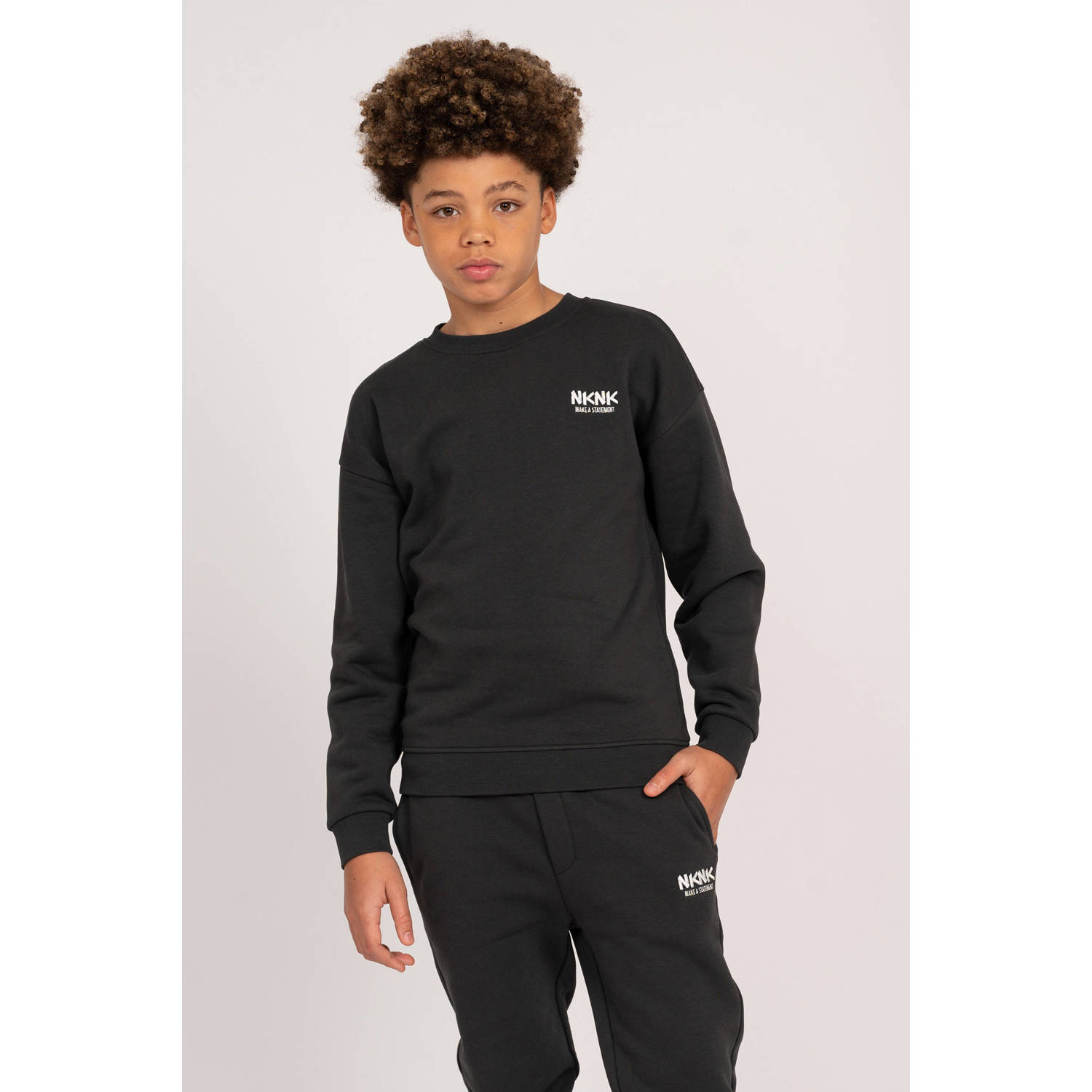 NIK&NIK sweater Statement zwart