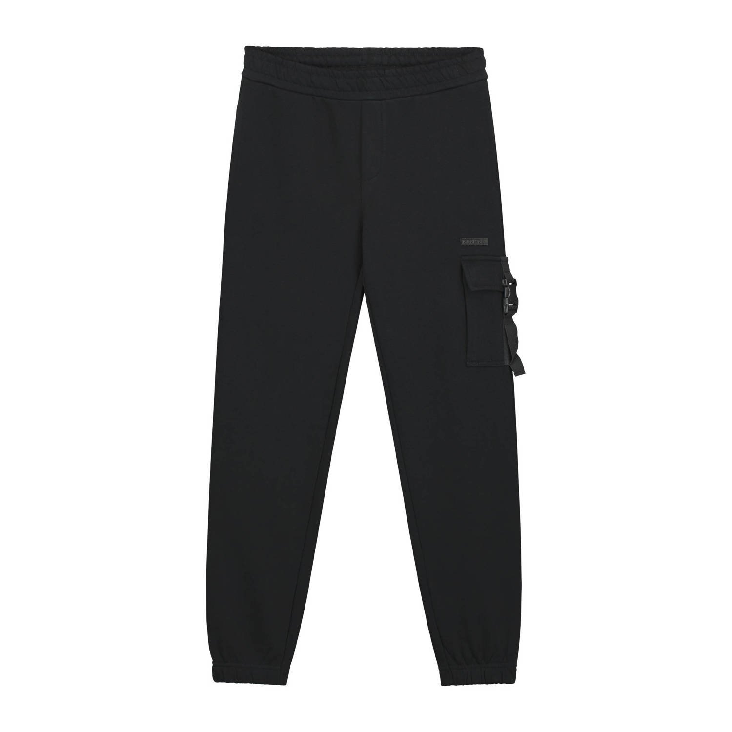 NIK&NIK joggingbroek Webbing zwart Jongens Sweat Effen 128