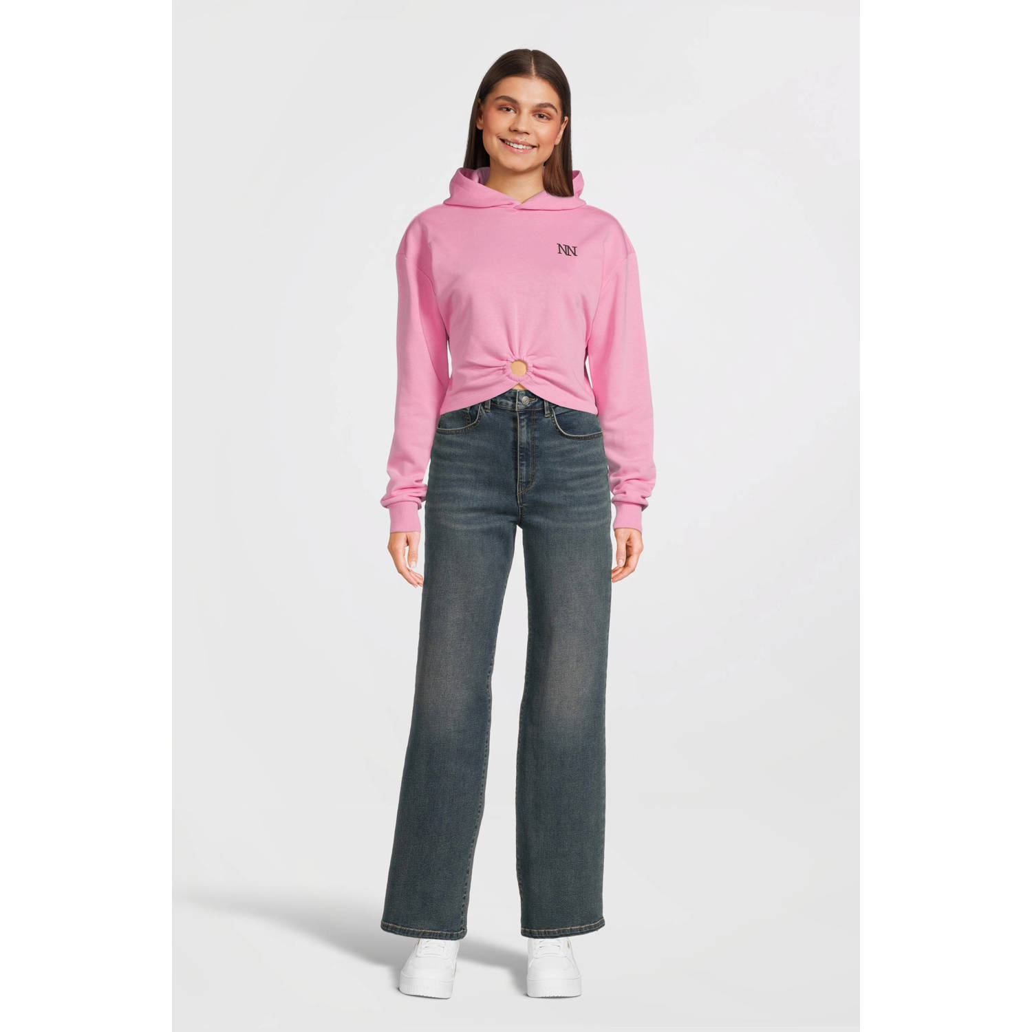 NIK&NIK hoodie Ring roze