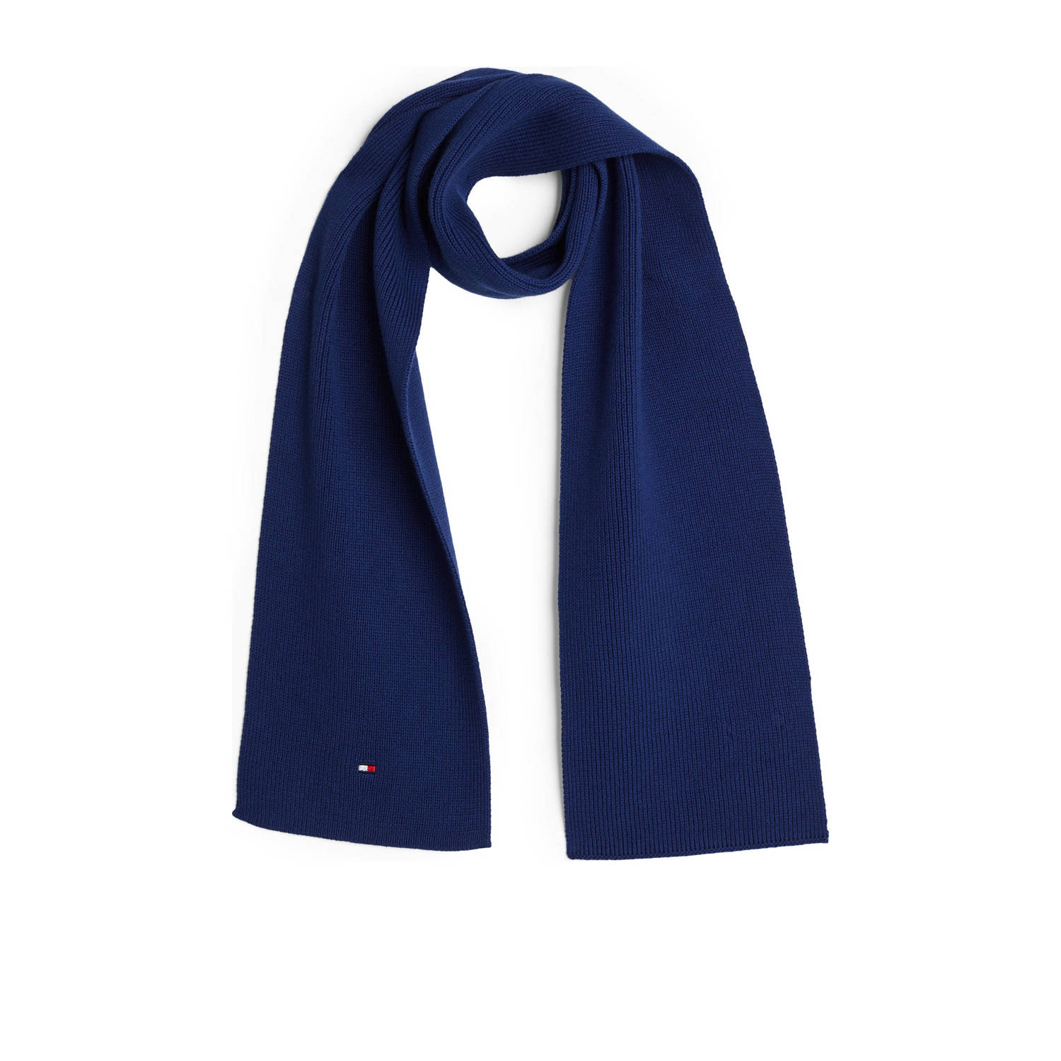 Tommy Hilfiger Sjaal Blauw Meisjes Katoen Effen | Sjaal van