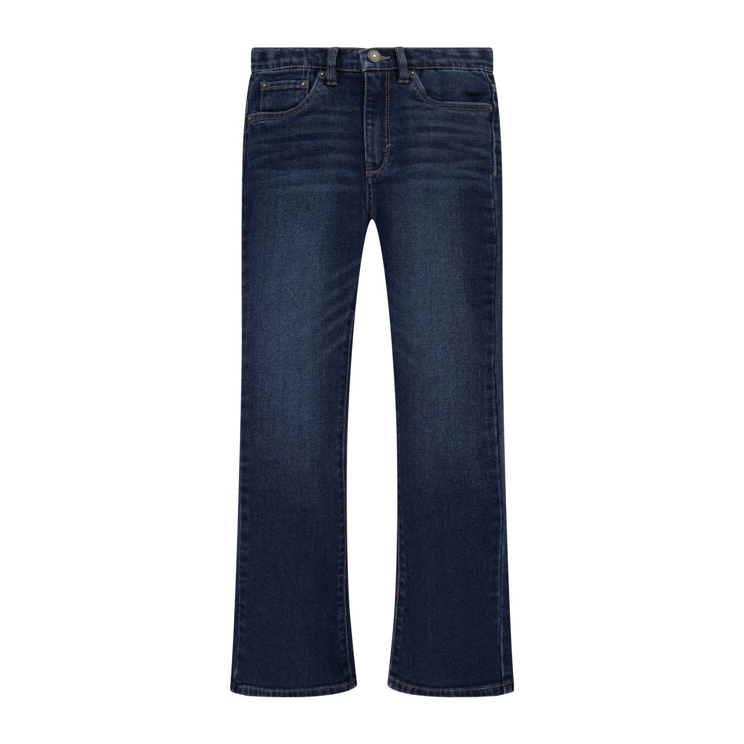 Levis Levi's Kids 726 high waist flared jeans COMPLEX Blauw Meisjes Stretchdenim 140