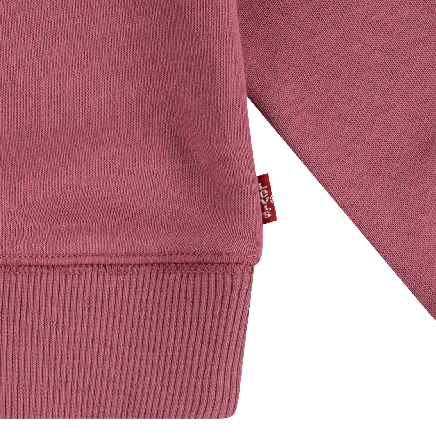 Levi's Kids sweater Batwing met logo donkerroze