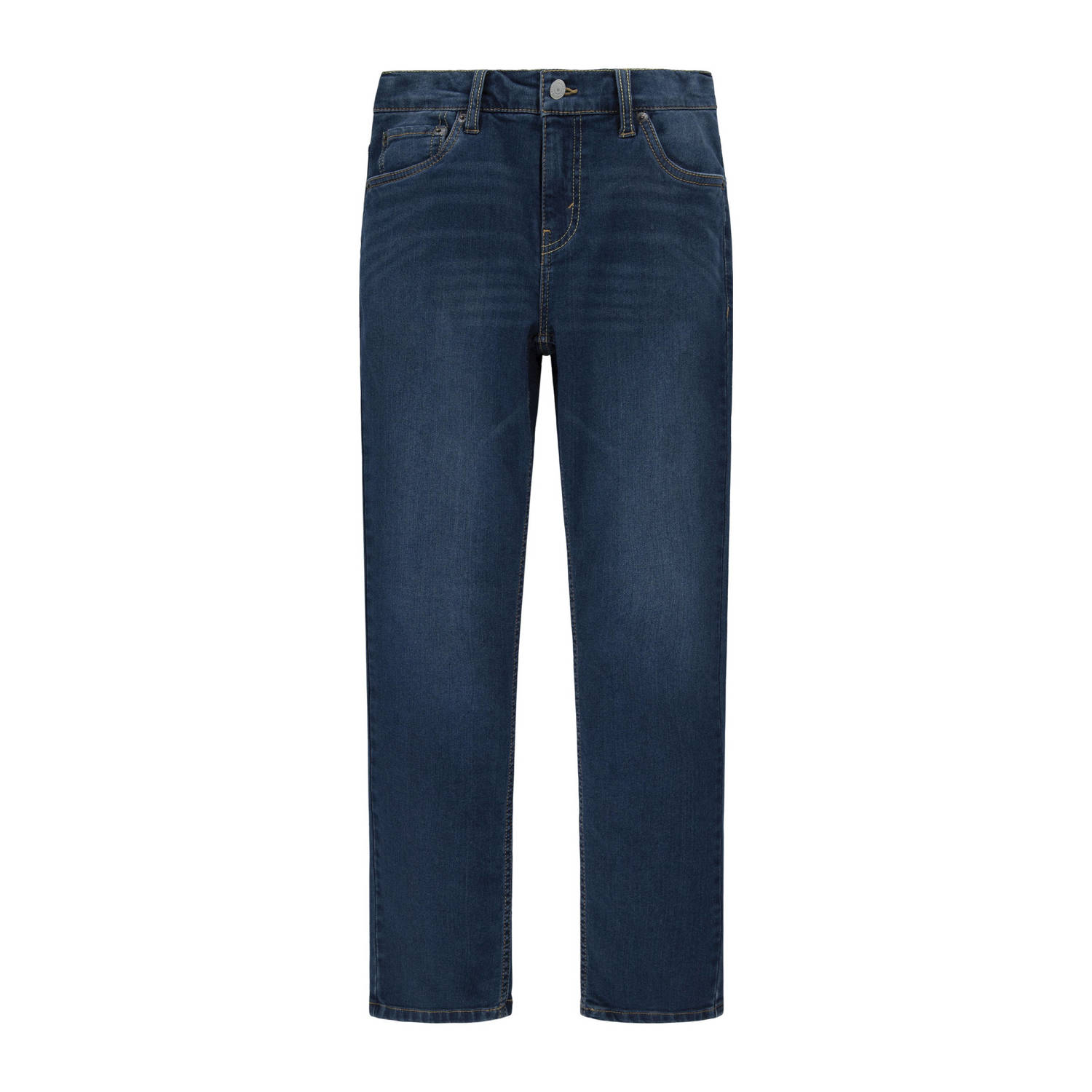 Levis Levi's Kids 502 tapered fit jeans garland Blauw Jongens Stretchdenim Effen 128
