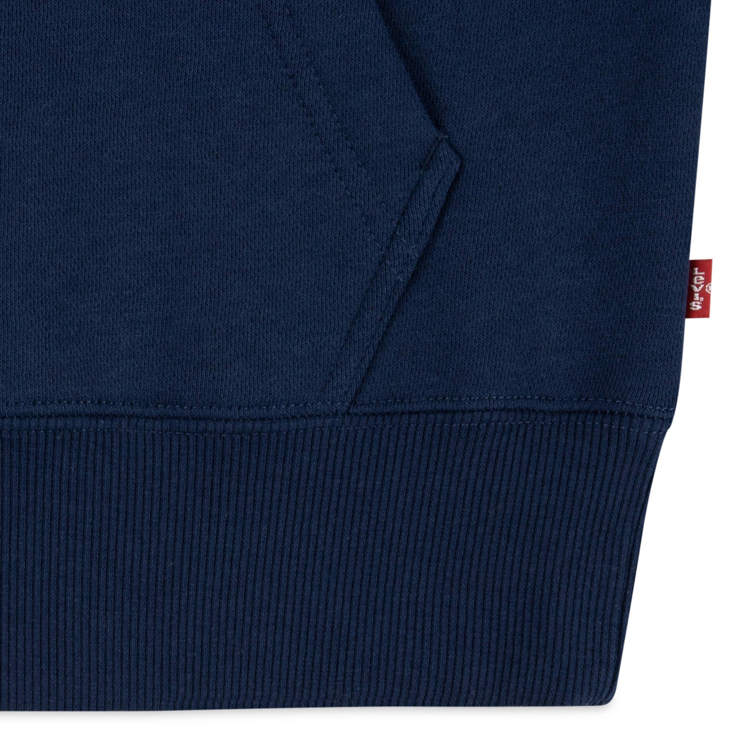 Levi's Kids hoodie MINI BATWING donkerblauw