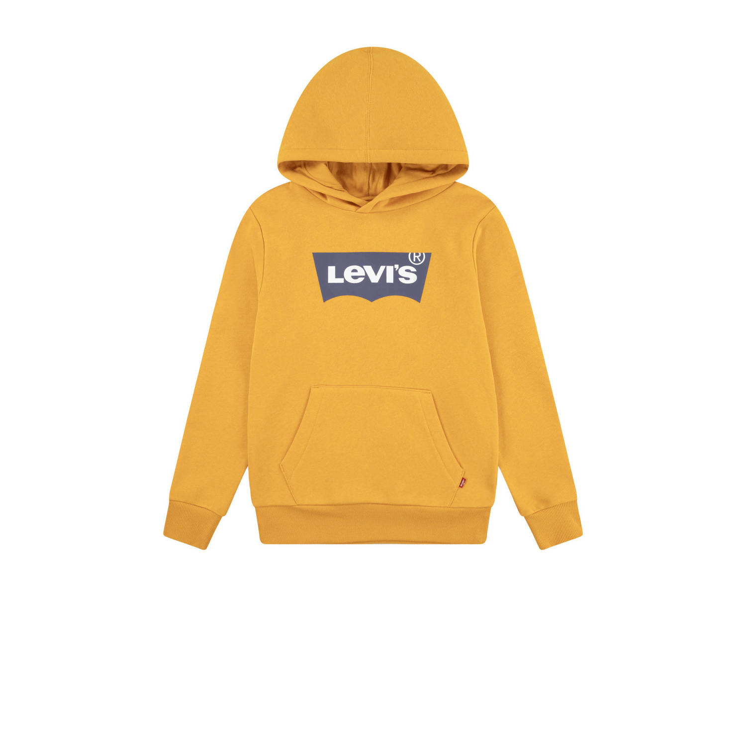 Levis Levi's Kids sweater Batwing met logo warmgeel Logo 128