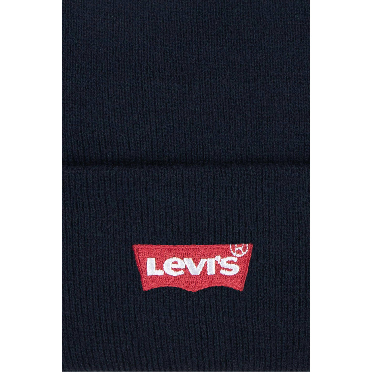 Levi's Kids muts met logo zwart