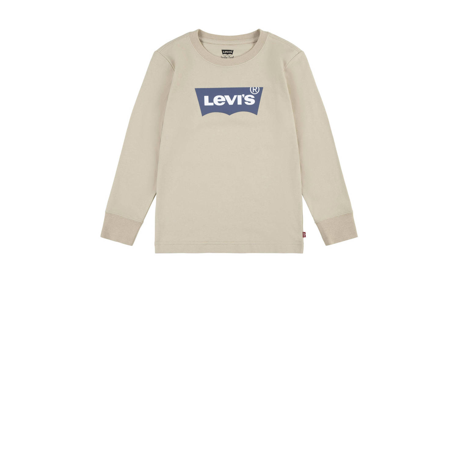 Levi's Kids longsleeve Batwing met logo beige