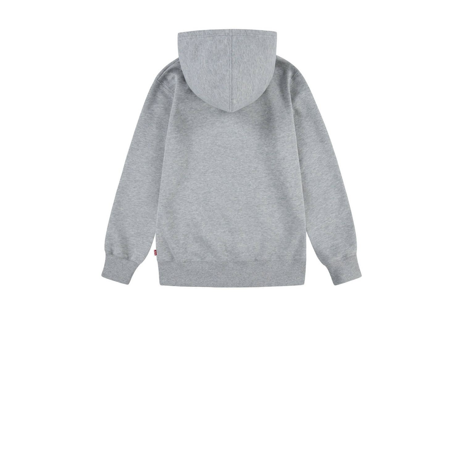 Levi's Kids hoodie MONOGRAM met printopdruk en borduursels grijs melange