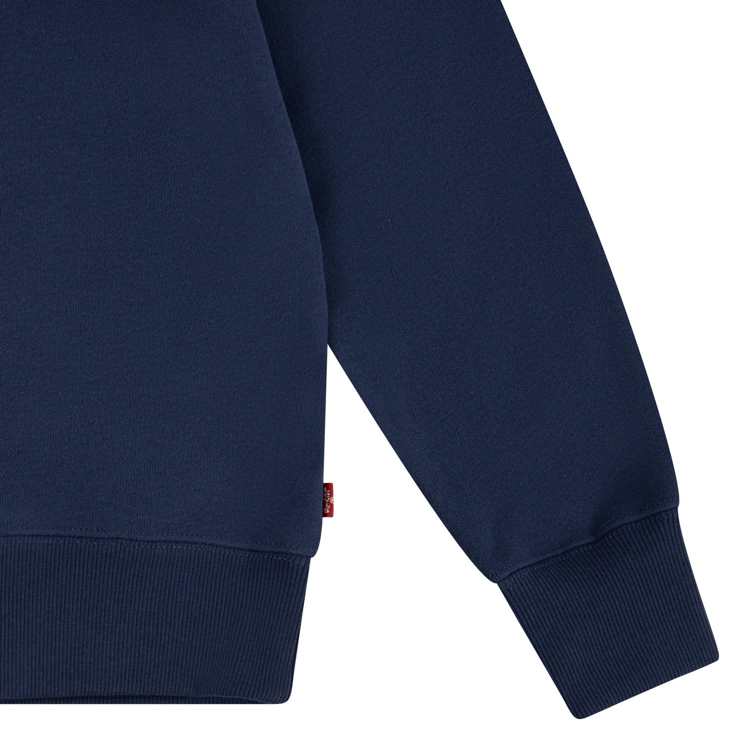 Levi's Kids sweater MONOGRAM met printopdruk en borduursels donkerblauw