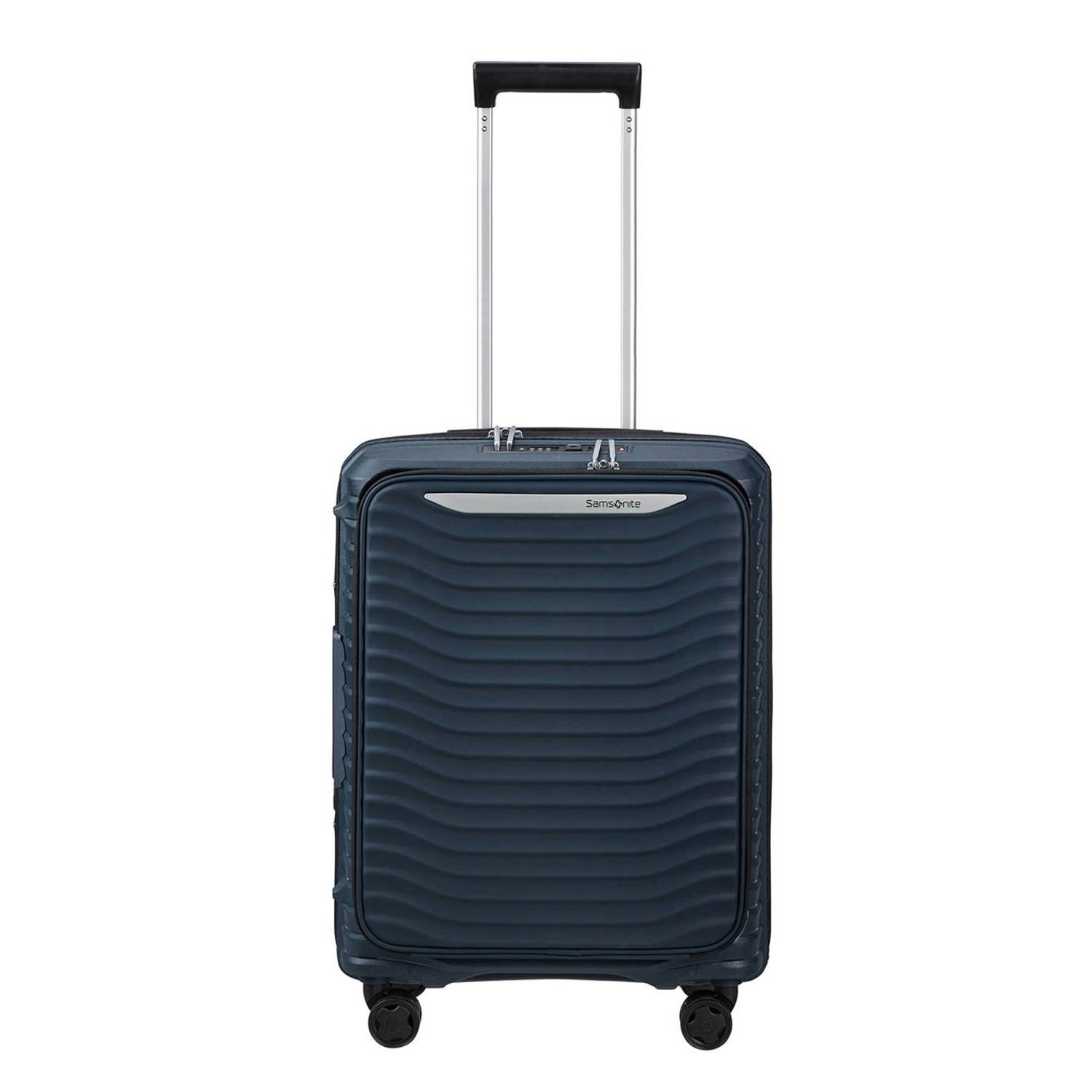 Samsonite Hardshell-trolley UPSCAPE 55 met voorvak Easy-access voorkant vak handbagage harde koffer TSA-cijferslot