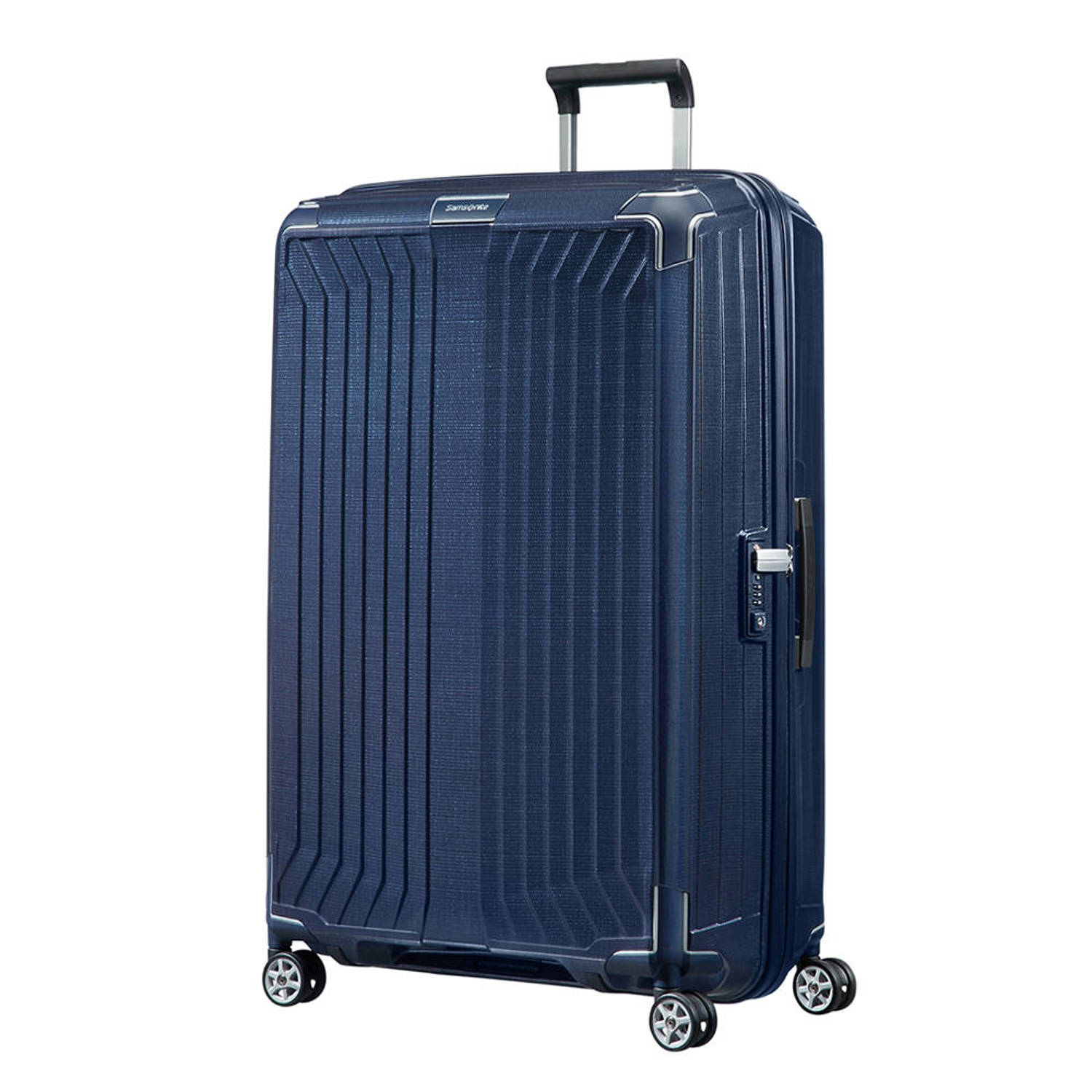 Samsonite trolley Lite-Box 81 cm. blauw