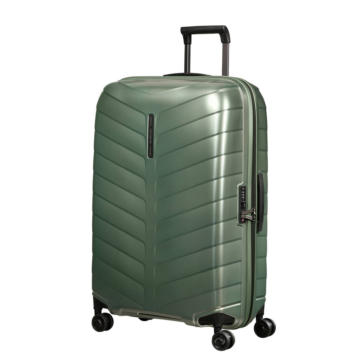 Samsonite trolley Attrix 75 cm. olijfgroen