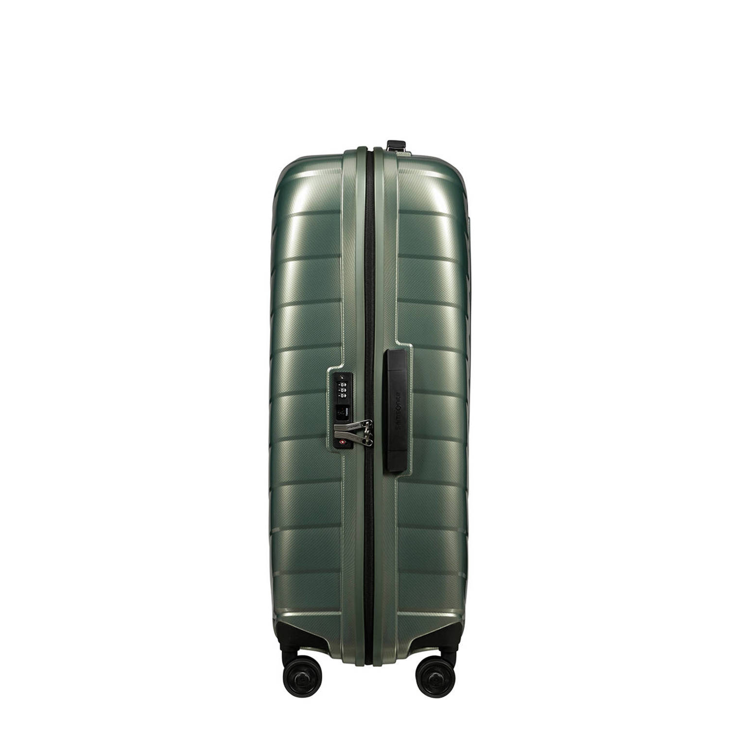 Samsonite trolley Attrix 75 cm. olijfgroen