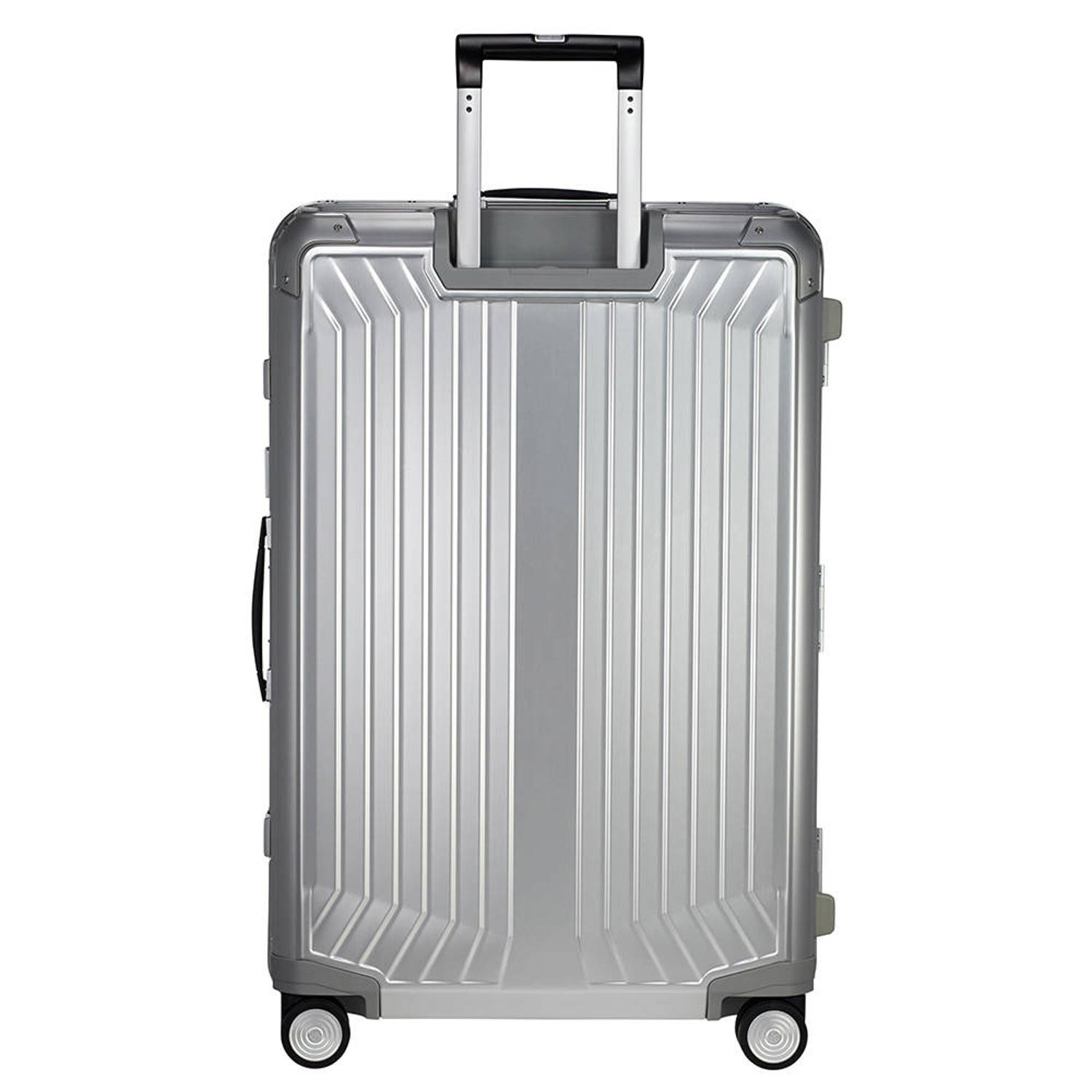 Samsonite trolley Lite-Box Alu 76 cm. zilverkleurig
