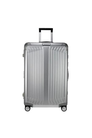 trolley Lite-Box Alu 76 cm. zilverkleurig