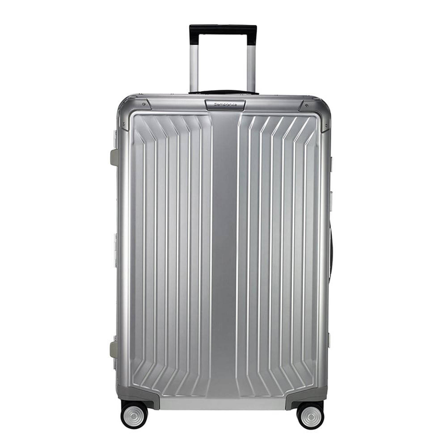 Samsonite trolley Lite-Box Alu 76 cm. zilverkleurig