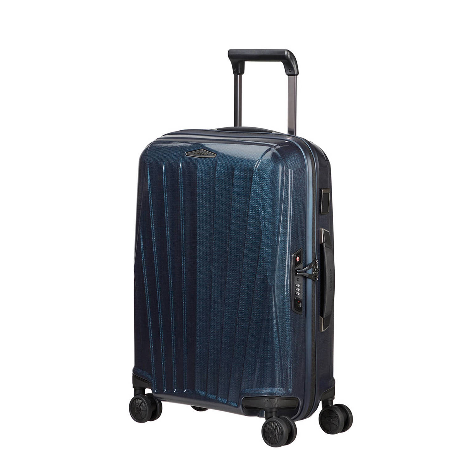 Samsonite trolley Major-Lite 55 cm. Expandable blauw