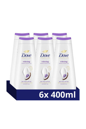 Relaxing verzorgende douchegel - 6 x 400 ml