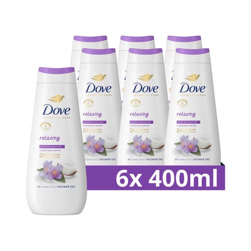Wehkamp Dove Advanced Care Relaxing verzorgende douchegel - 6 x 400 ml aanbieding