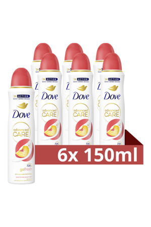 Peach & White Blossom anti-transpirant deodorant spray - 6 x 150 ml