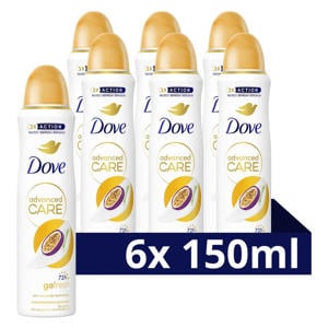 Passion Fruit & Lemongrass anti-transpirant deodorant spray - 6 x 150 ml