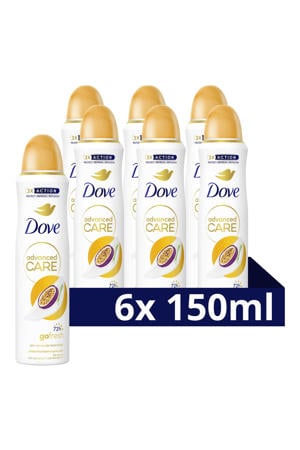 Passion Fruit & Lemongrass anti-transpirant deodorant spray  - 6 x 150 ml
