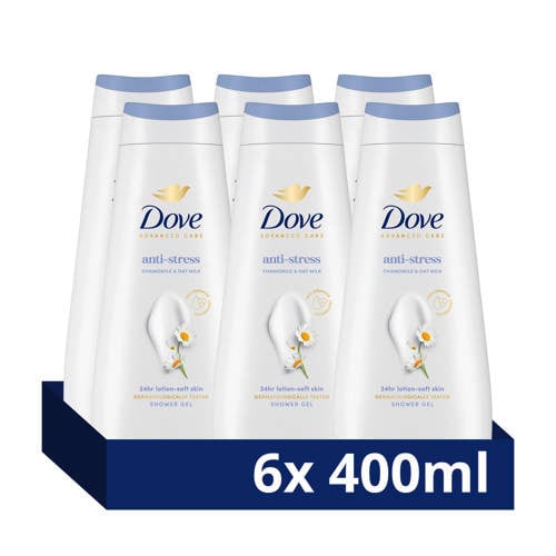 Wehkamp Dove Advanced Care Anti-Stress verzorgende douchegel - 6 x 400 ml aanbieding