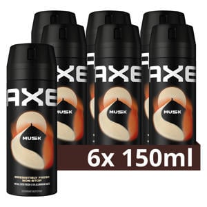 Musk deodorant bodyspray - 6 x 150 ml