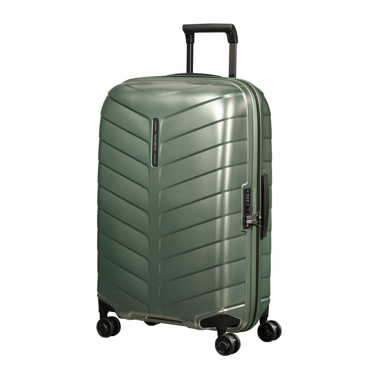 Samsonite trolley Attrix 69 cm. olijfgroen
