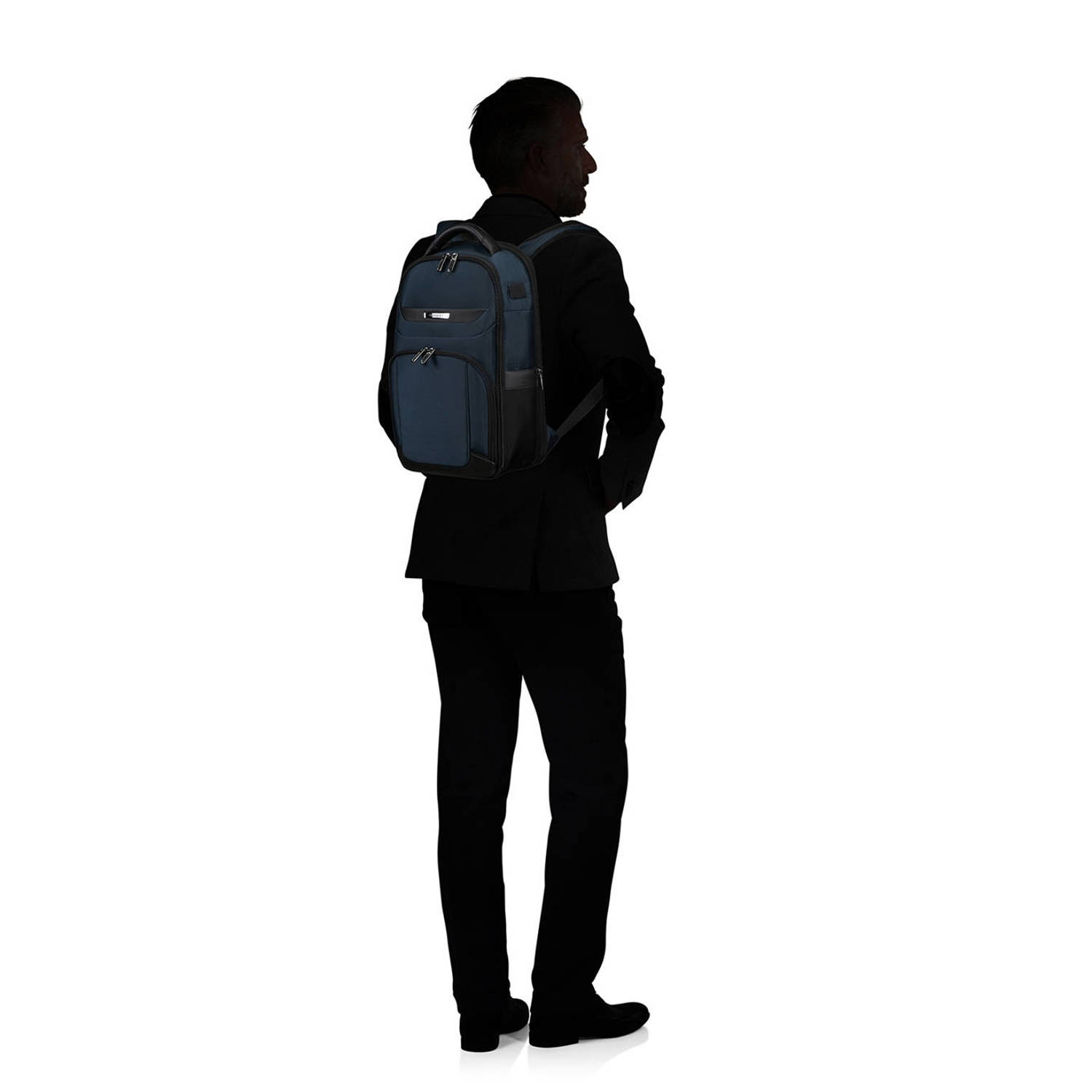 Samsonite 14.1 inch laptop rugzak Pro-DLX 6 donkerblauw