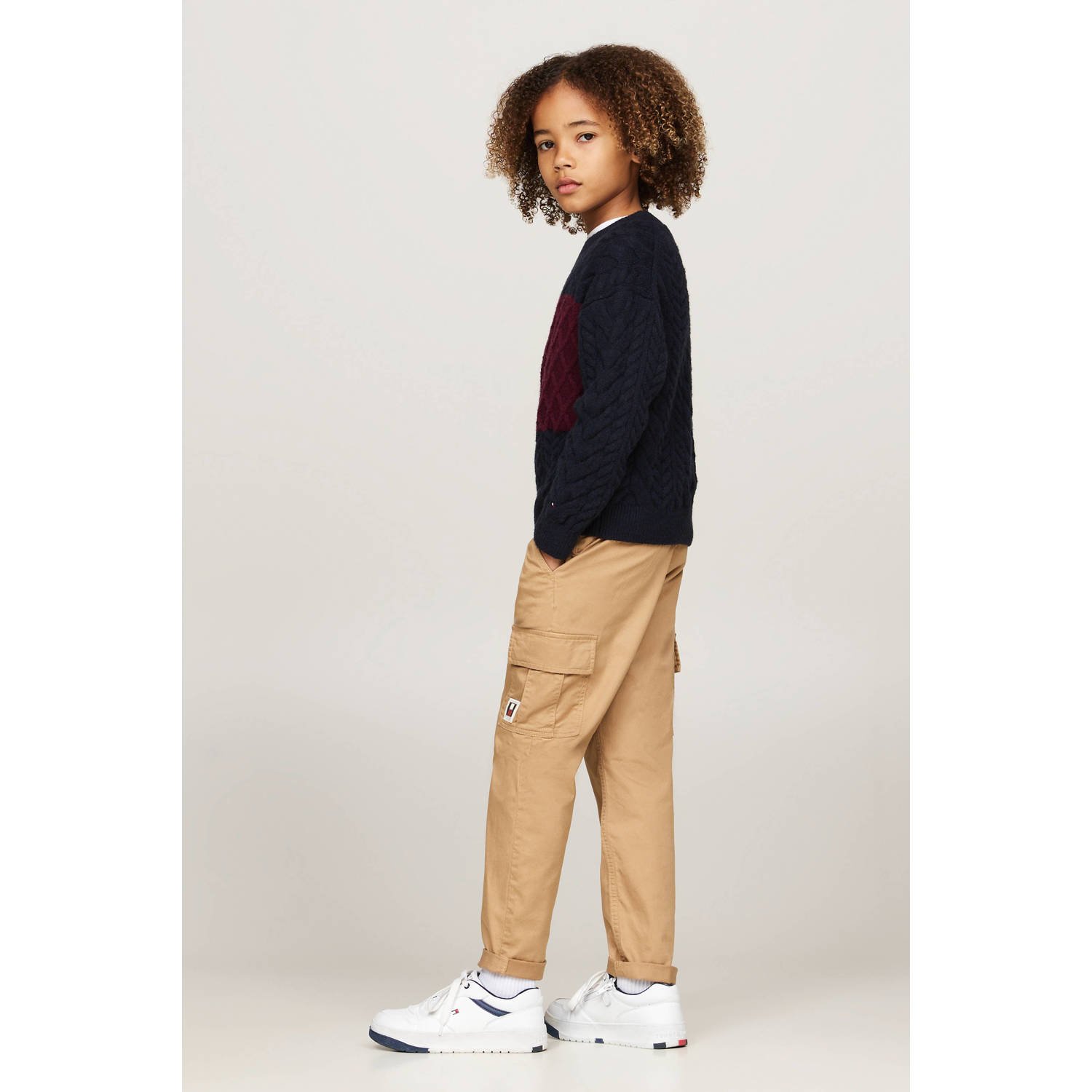 Tommy Hilfiger gebreide trui blauw