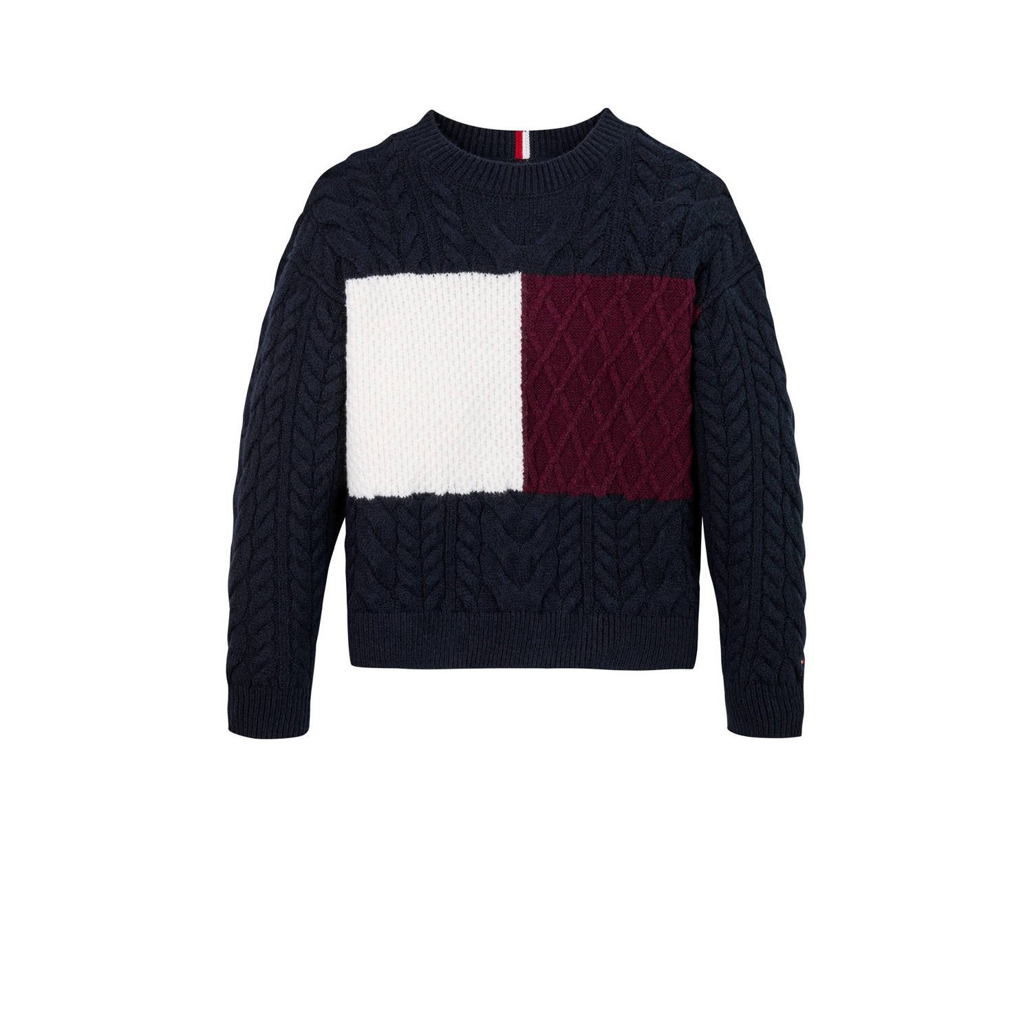 Tommy Hilfiger gebreide trui blauw