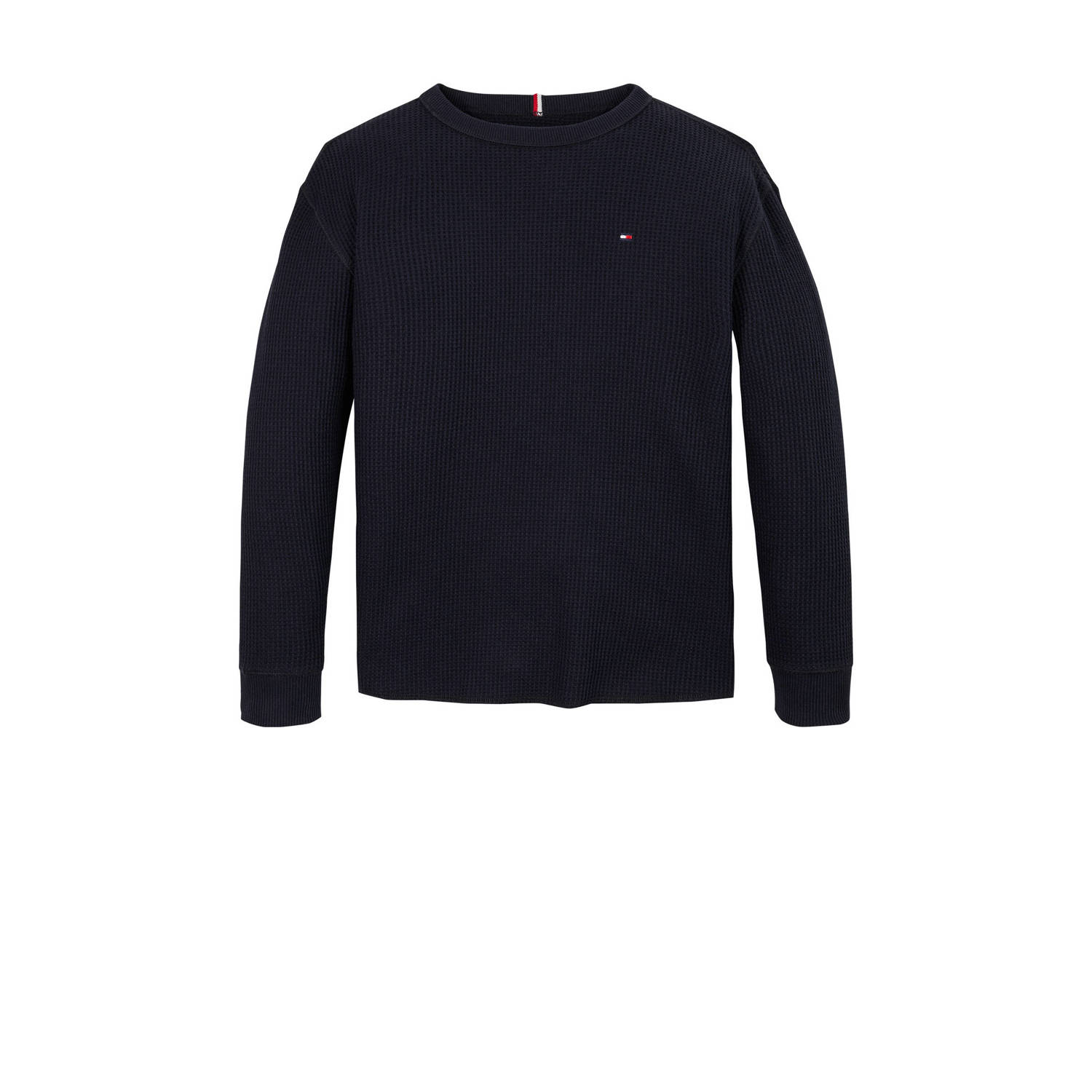 Tommy Hilfiger Teens Shirt met lange mouwen en labelstitching
