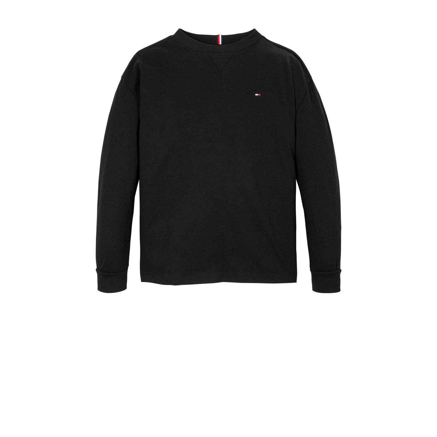 Tommy Hilfiger Shirt met lange mouwen ESSENTIAL TEE LS met geborduurd logo