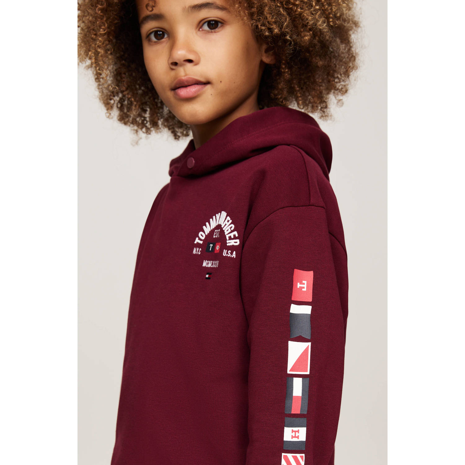 Tommy Hilfiger hoodie rood