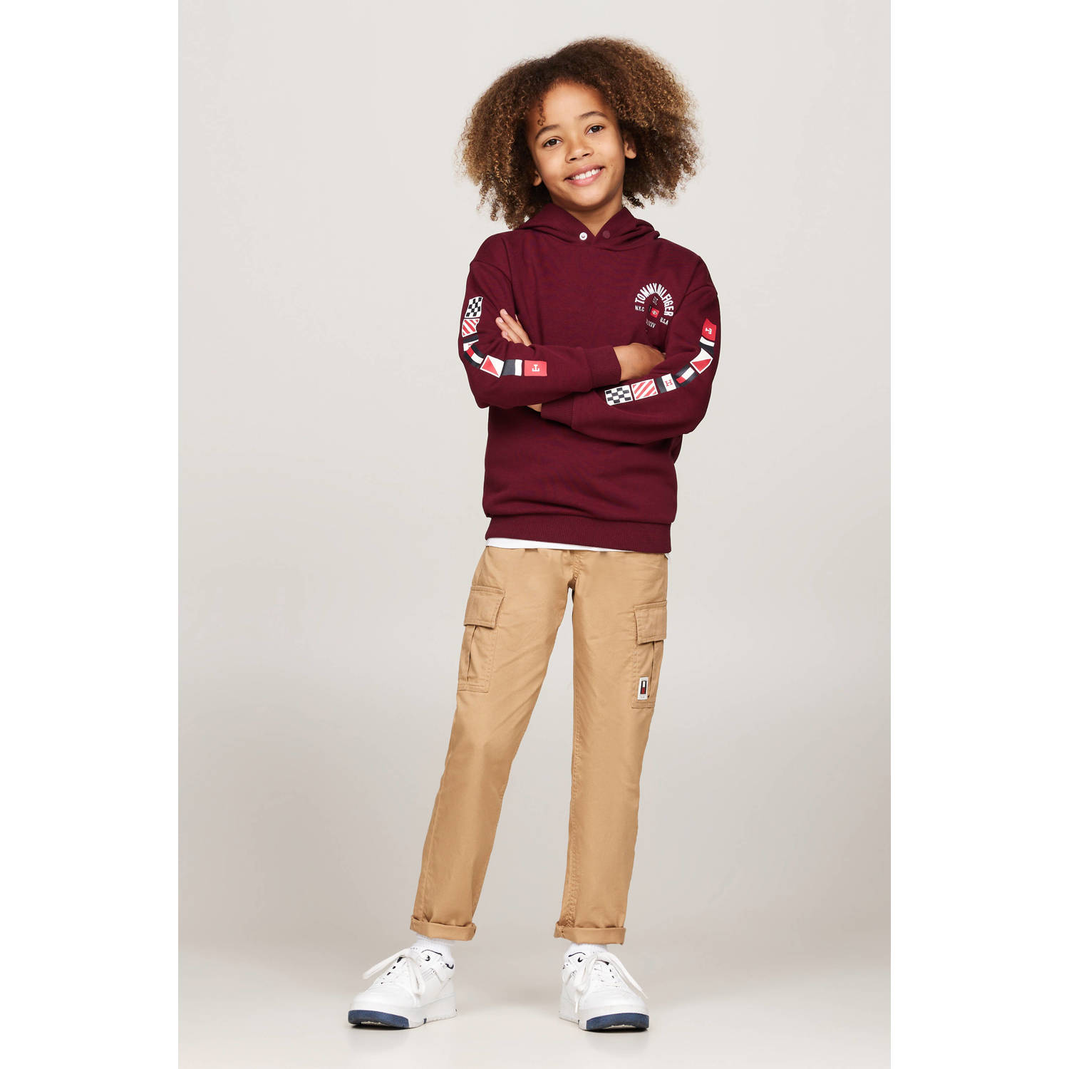 Tommy Hilfiger hoodie rood