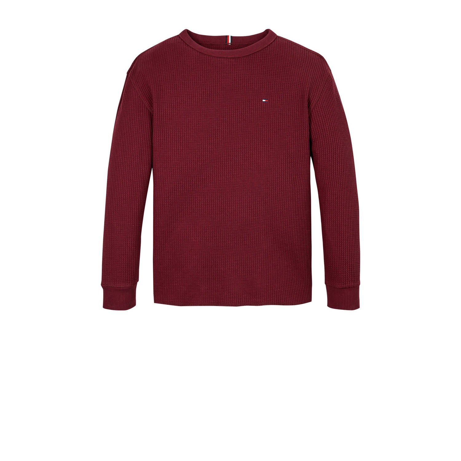 Tommy Hilfiger gestreepte longsleeve oudroze